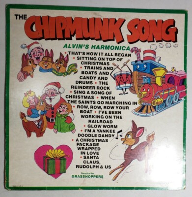 The Chipmunk Song Alvin's Harmonica Peter Pan Records 8210 Vinyl