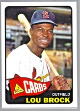 2011 Topps 60 Years of Topps Lou Brock St. Louis Cardinals #60YOT-14 NM+