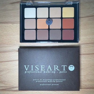 Viseart 12 Shade Professional Eye Shadow Palette VPE10 Warm Matte 24g
