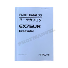 Hitachi EX75UR excavator parts catalog manual