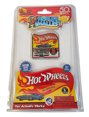 WORLDS SMALLEST HOT WHEELS CUSTOM OTTO SERIES 2 MINI DIE-CAST CAR MOSC 2019 RARE