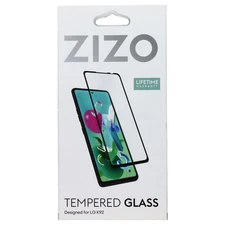 ZIZO Tempered Glass Screen Protector for LG K92 - Clear/Black Border