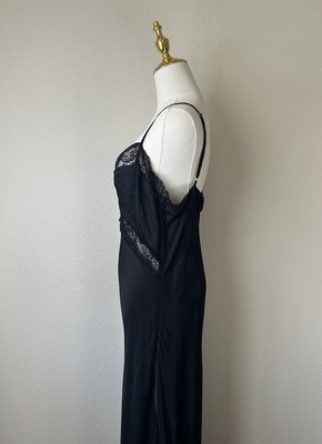 Nasty Gal Satin Lace Insert Slip Maxi Dress 68 Side-Zip Black US 14 NWT *READ | eBay Nasty Gal Satin Lace Insert Slip Maxi Dress 68 Side-Zip Black US 14 NWT *READ | eBay