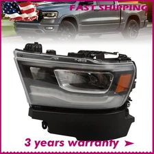 For 2019-2023 Dodge RAM 1500 Full LED DRL Reflector Headlight Headlamp LH Driver