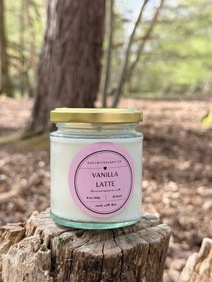 Vanille Latte Kerze Kokos Raps Wachs Kaffee Vanille Duft Luxus