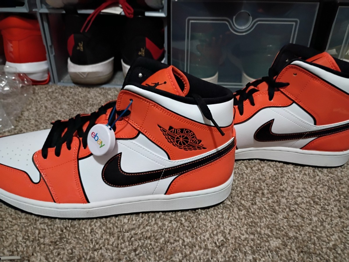 Size 15 - Air Jordan 1 SE Mid Turf Orange for sale online | eBay