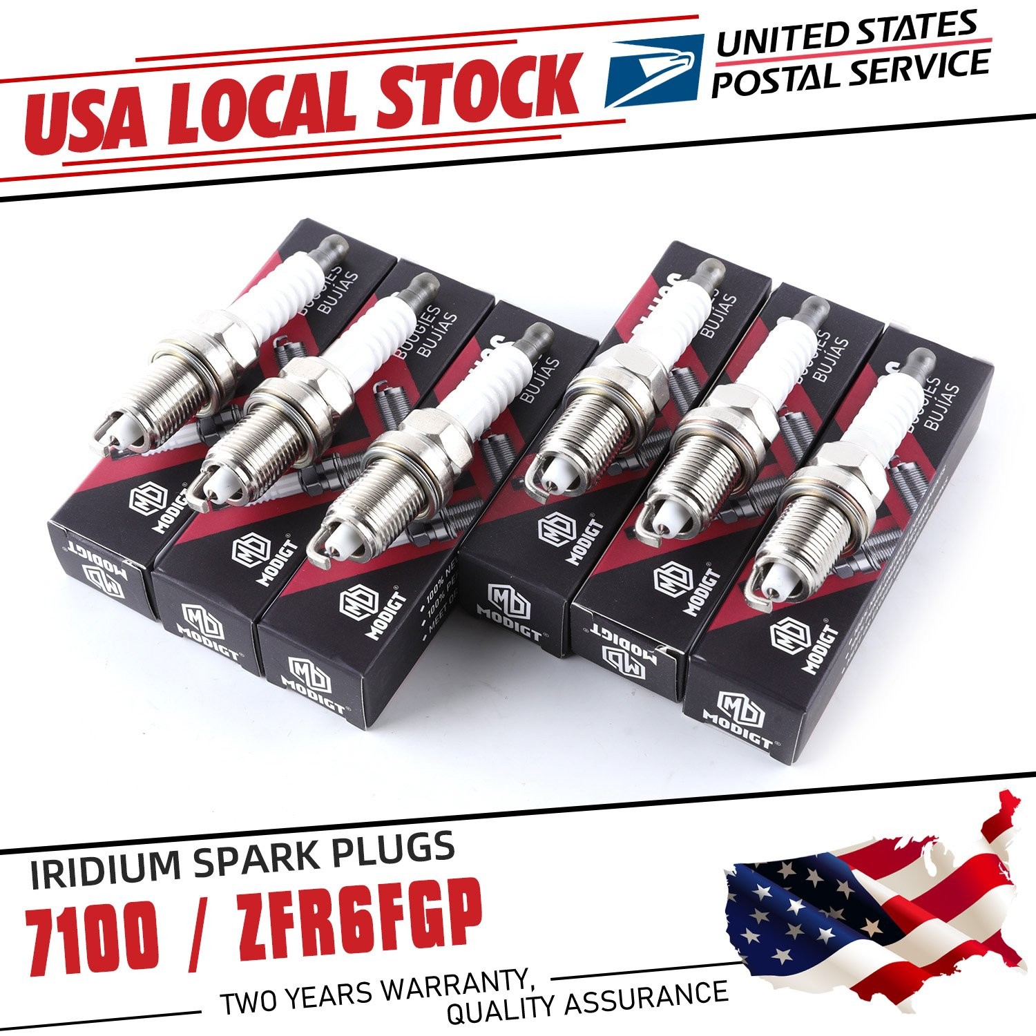 6 Pcs OEM Replacement For NGK 7100 / ZFR6FGP Premium Iridium IX Spark Plugs NEW
