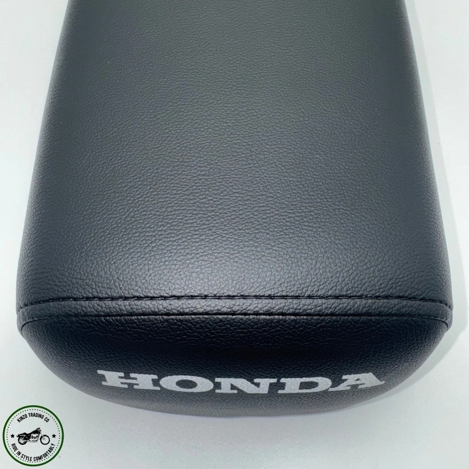 Nuevo OG 1978-85 Honda ATC70 Sillín Plisado Asiento Pan Negro Completo Motocicleta. Foto 3 de 4