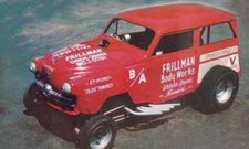 JDS 1/24 Slot Car Body 3041 Crosley White Styrene Paint Outside - NEW