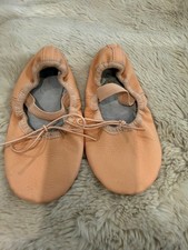 Capezio Leather Ballet Slippers Size 10 MT
