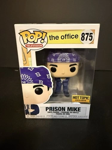 FUNKO POP ! PRISON MIKE 875 HOT TOPIC EXCLUSIVE THE OFFICE DB11