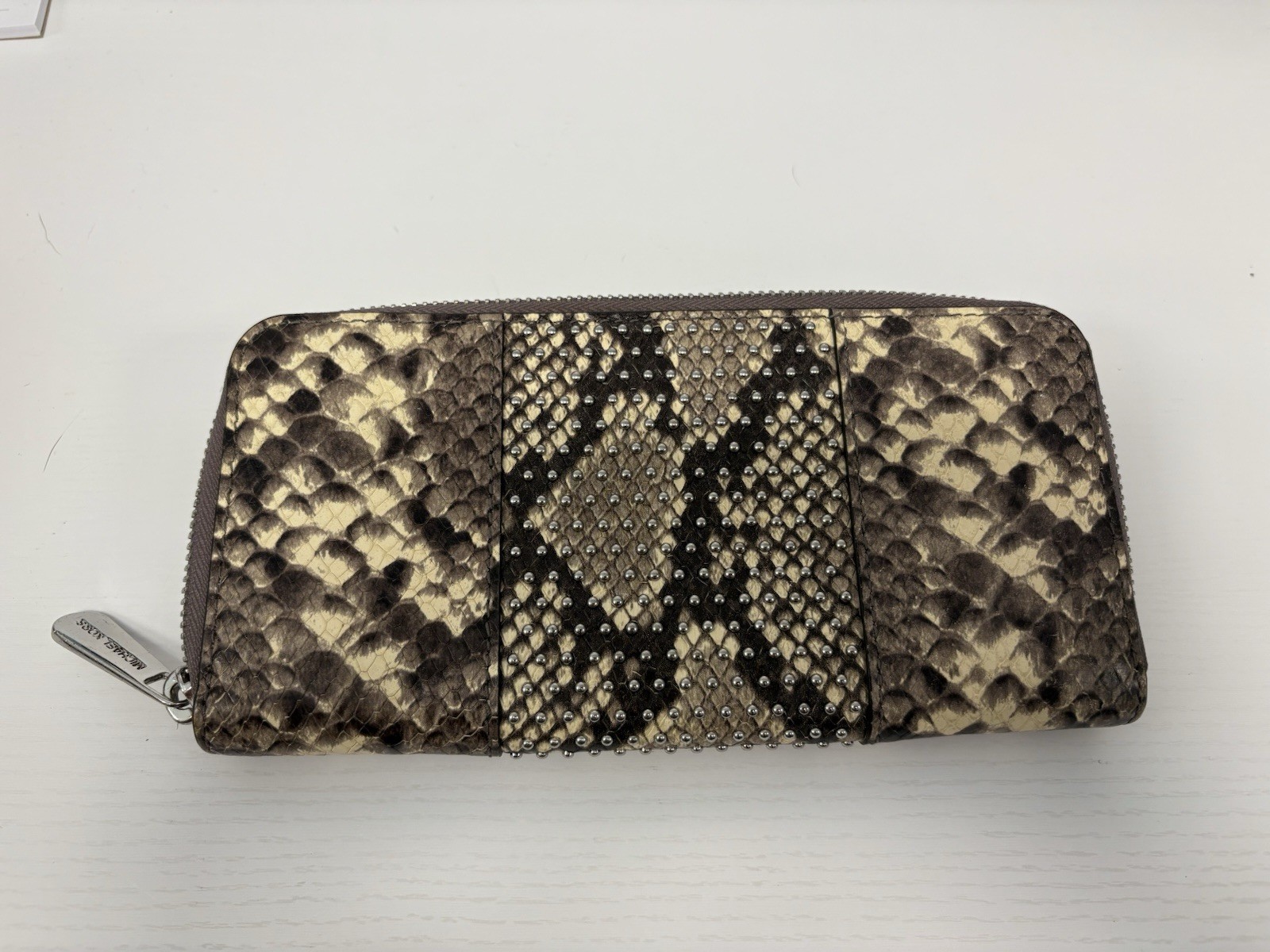 Michael Kors Embossed Leather Wallet Python Print - image 2
