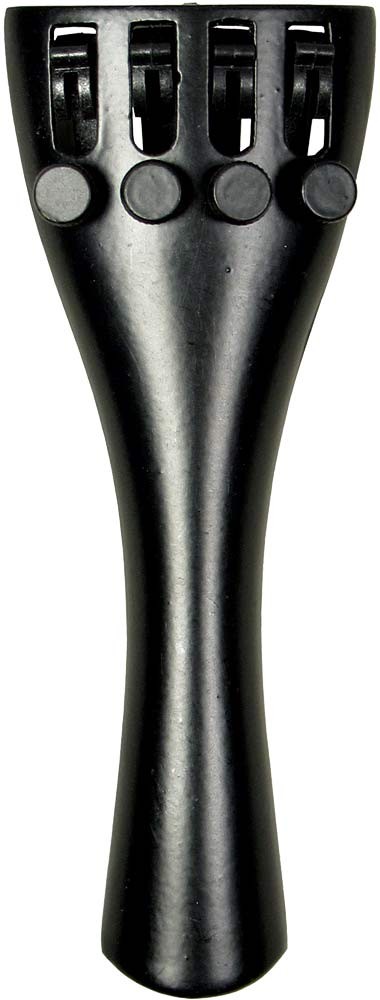 Viking 4/4 Full Size VIOLIN TAILPIECE with Fine Tuners, Black. From Hobgoblin