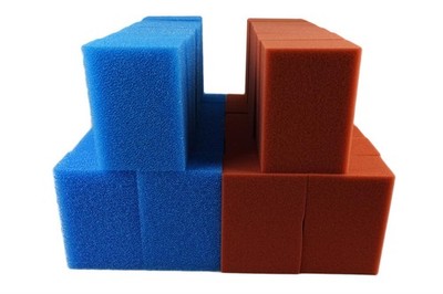Set Biotec 36 Filterschwamm Filter Patrone 18 x grob blau 18 x fein rot passt au