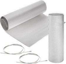 Coloch Exhaust Heat Shield Automotive,15"x 39" Embossed Aluminum Heat Shield Muf