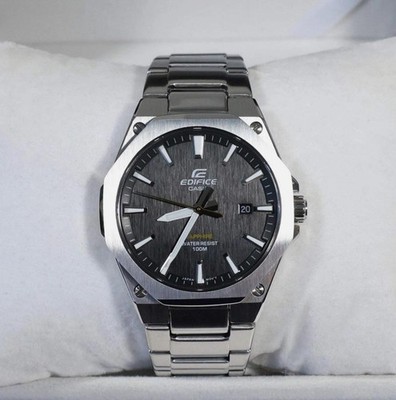 Casio Edifice Men's Black Dial Stainless Steel Sports Watch EFR-S108D-1AVUEF