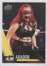 2021 Upper Deck AEW All Elite Wrestling Yellow Abadon #22 a3i