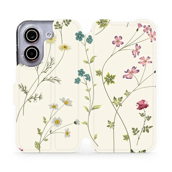 HandyhüLle Mit Klappe FüR Xiaomi Poco X8 Pro Mobiwear Case Flip Cover Feldblumen-image