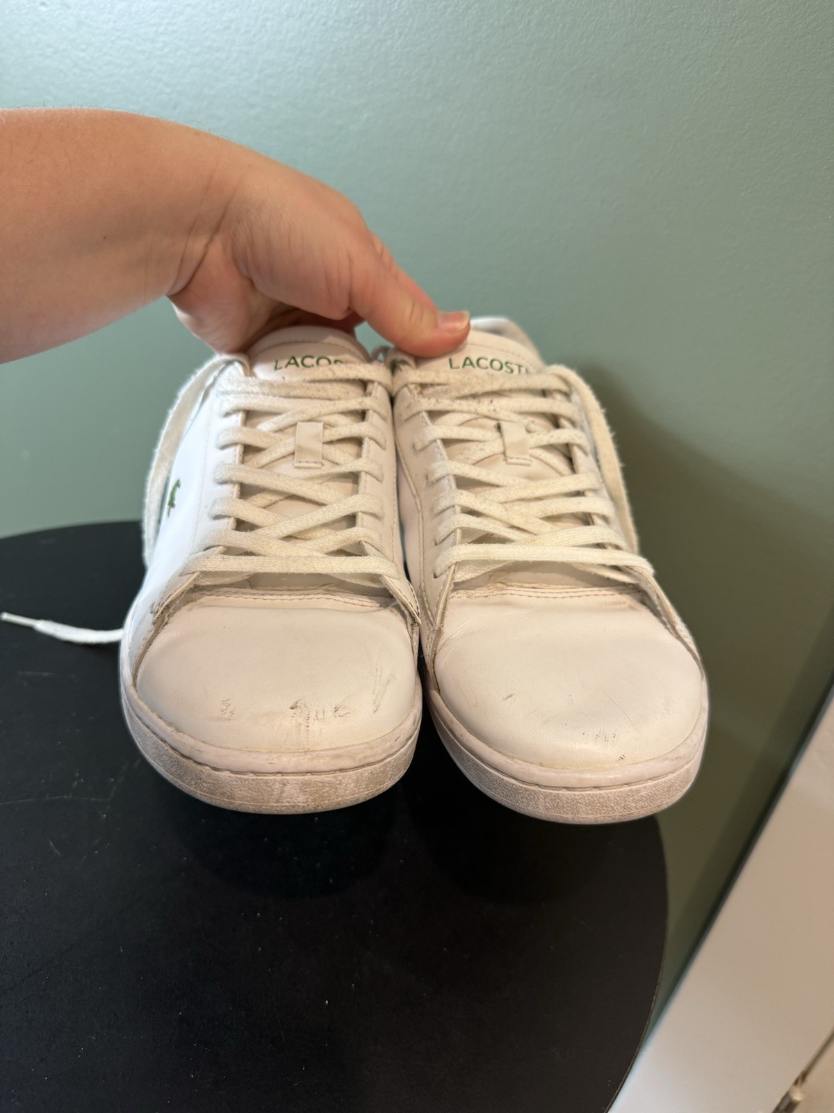 Lacoste Men's Hydez 119 1 P SMA Lifestyle Sneaker Shoes Size 11.5 White Leather thumbnail 11