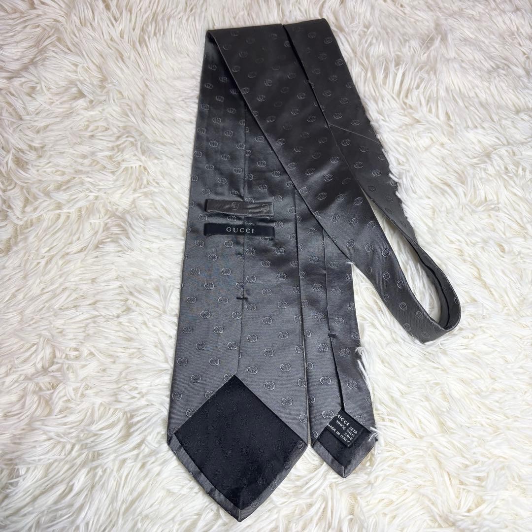 GUCCI Tie GG Pattern Silver - image 3