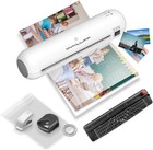 Myklliff 9" Portable Thermal Small A4 Laminator Hot & Cold Modes White for Home