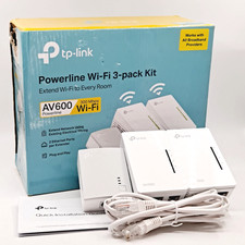 TP-LINK WiFi POWERLINE NETWORK KIT WPA4220 AV600 (2 x Wi-Fi + 1 x ADAPTER) UK