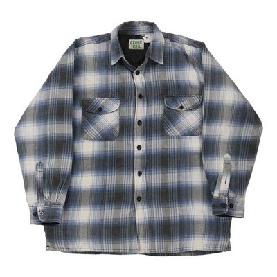 Ozark Trail Kariertes Overshirt - 2XL Blau Baumwollmischung