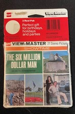1974 Six Million Dollar Man View Master 3 REEL Pack-SEALED