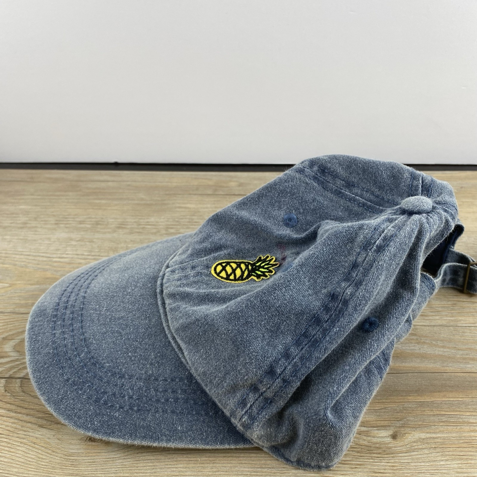 Pineapple Blue Hat Cap Pineapple Blue Adjustable … - image 6