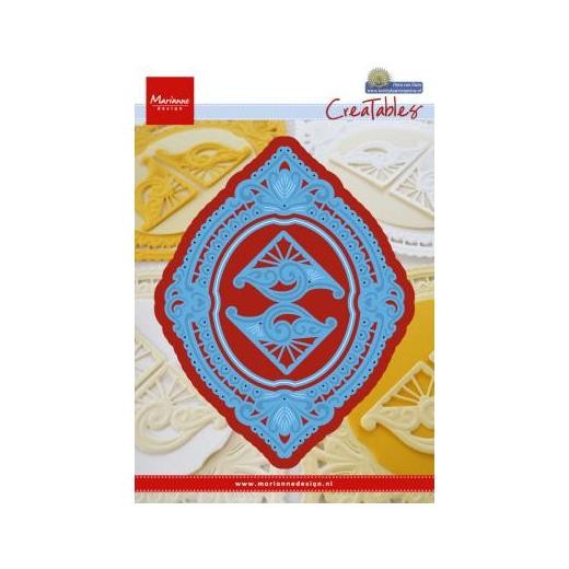 Marianne Design Creatables Cutting Dies - Petra's Oval & Corners LR0485