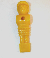 Vintage 1978 TOURNMENT Replacement Foosball Yellow SOCCER Man 4076244