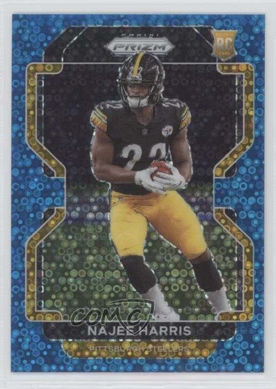 2021 Panini Prizm Rookie No Huddle Blue Prizm 78/79 Najee Harris #343 4k8