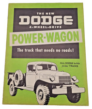 1949 Dodge Power Wagon 4 Wheel Drive Truck Sales Brochure Original 4wd 1949 Dodge Power Wagon 4 Wheel Drive Truck Sales Brochure Original 4wd