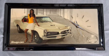 Vintage Snap-on Classic Chrome Pontiac Gto Lacquer Wall Clock Free Shipping