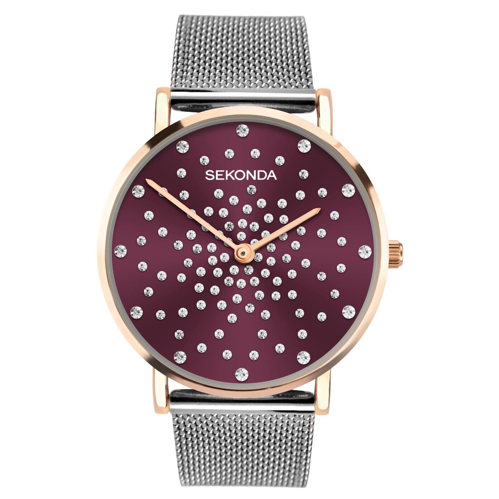 Sekonda Ladies Sparkle Celeste Watch with Red Dial Model 40028.205