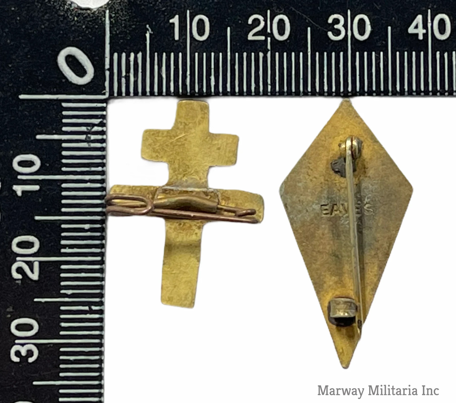 WW2 Free French Lapel Badge Lot of 2