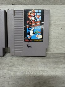 Nintendo Game Lot Of 3 NES Cartridge California Games, MLB, Mario bros/duck hunt