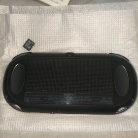 Excellent Sony PlayStation PS Vita  PCH-1100 Crystal Black Console Value Pack