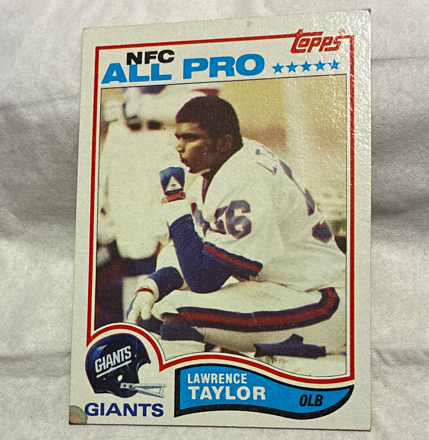 Topps 1982 Topps Lawrence Taylor #34 All-Pro New York Giants