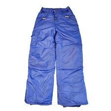 Champion Snow Pants Boys L 12-14 C9 Blue Insulated Ski Snowboard Winter Cargo