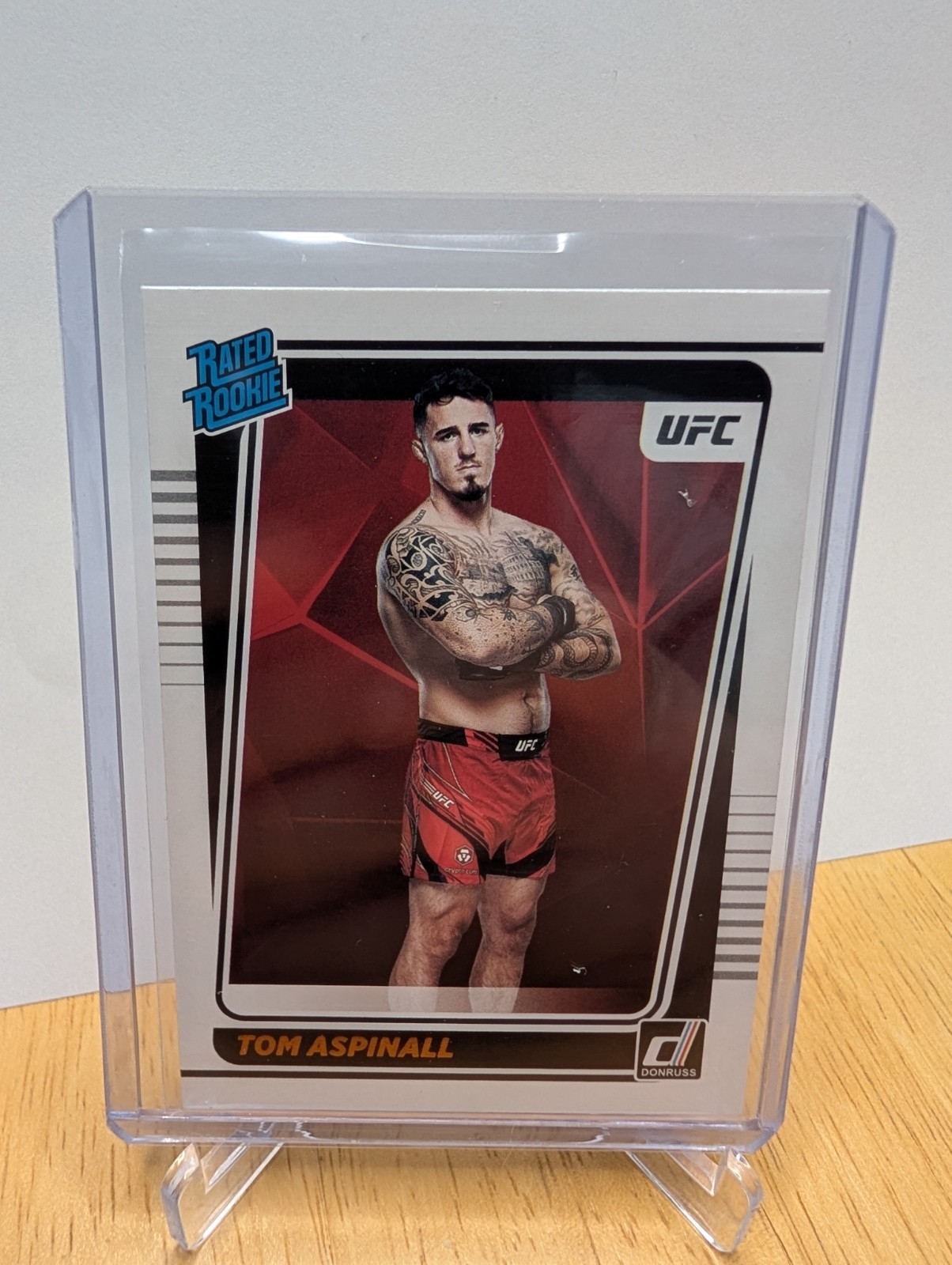 2022 Donruss UFC - Rated Rookie Tom Aspinall #216 (RC)