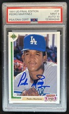 1991 Upper Deck Final Edition Pedro Martinez In Person Auto RC #2F PSA 9/10