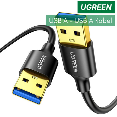 UGREEN USB Kabel 3.0 Super Speed Kabel USB-A auf USB-A Verbindungskabel 0,5meter
