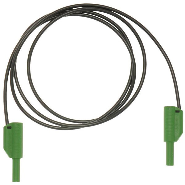 Metrel Safety Test Lead 1.50m Black/Green 4mm Jack