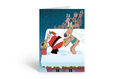 Measured to Fit Funny Christmas Card - 18 Funny Christmas Cards and Env - 20006b