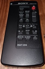 Sony RMT-814 Remote Control Authentic OEM TESTED WORKS