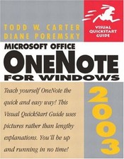 MICROSOFT OFFICE ONENOTE 2003 FOR WINDOWS By Todd W. Carter  Diane Poremsky NEW