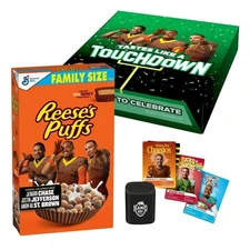 Reese's Puffs Cereal, Trading Cards & Speaker Bundle - Limited Walmart Exclusive