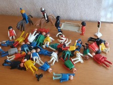 Playmobil Figuren 1974 Geobra großer Konvolut Teile Komplettfiguren bespielt