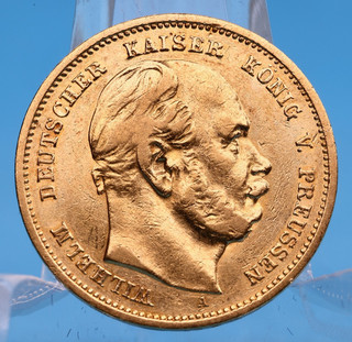 Preußen 10 Mark 1888 A Wilhelm 3 98 Gramm 900 Gold Ss Jaeger 245 (2)